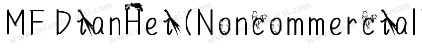 MF DianHei (Noncommercial) Regular字体转换